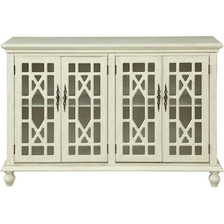 Four Door Media Credenza